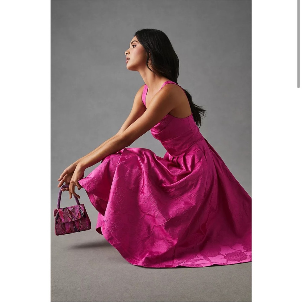 ISO: Anthropologie Square Neck Jacquard Dress